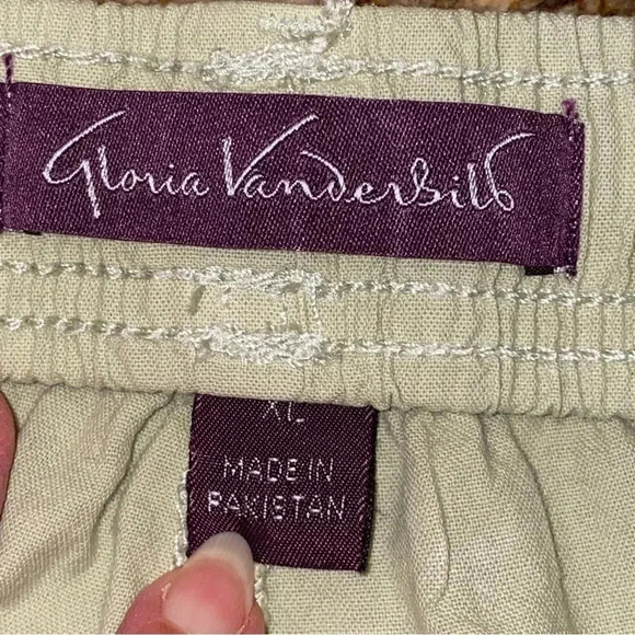 Gloria Vanderbilt Crop Pants Really Cute Size XL - Picture 7 of 7